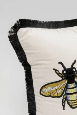 KARE Kissen Bees Weiß 50x30cm Clearance