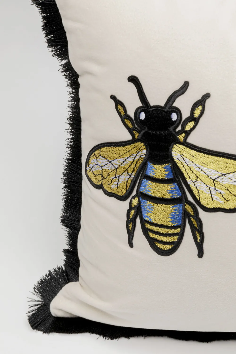 KARE Kissen Bees Weiß 50x30cm Clearance