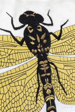 KARE Kissen Glitter Dragonfly Weiß 40x40cm Online