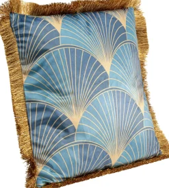 KARE Kissen Leaves Fringe 45x45cm Outlet