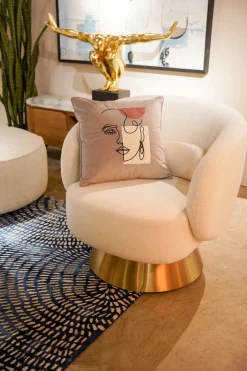 KARE Kissen Mademoiselle 45x45cm Outlet