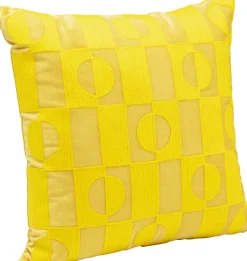 KARE Kissen Phase Gelb 45x45cm Outlet