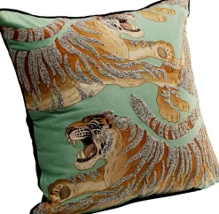 KARE Kissen Tiger Love Mint 45x45cm New