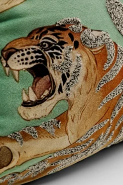 KARE Kissen Tiger Love Mint 45x45cm New