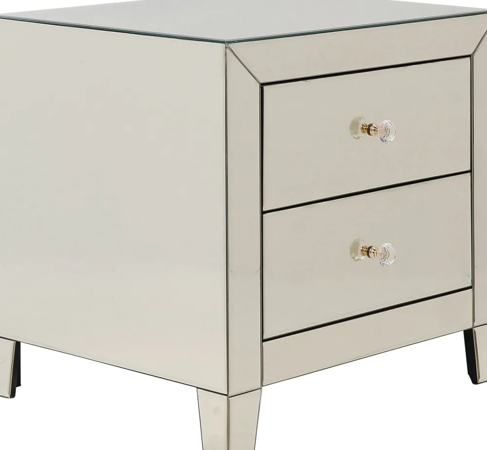 KARE Kommode Klein Pearl Champagne 2 Schübe Outlet