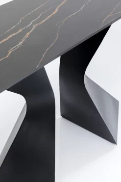 KARE Konsole Gloria Schwarz Keramik 140x81cm Online