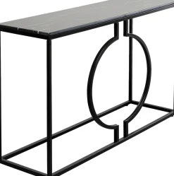 KARE Konsole Miami Loft Schwarz 120x75cm Sale