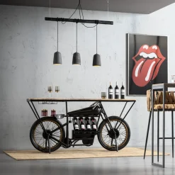 KARE Konsole Motorbike Schwarz Discount