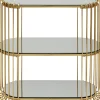 KARE Konsole Wire Brass 81x78cm Hot