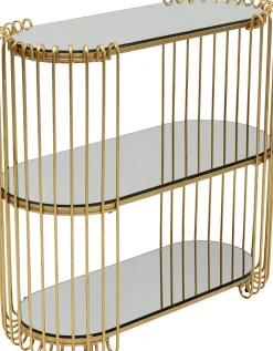 KARE Konsole Wire Brass 81x78cm Hot