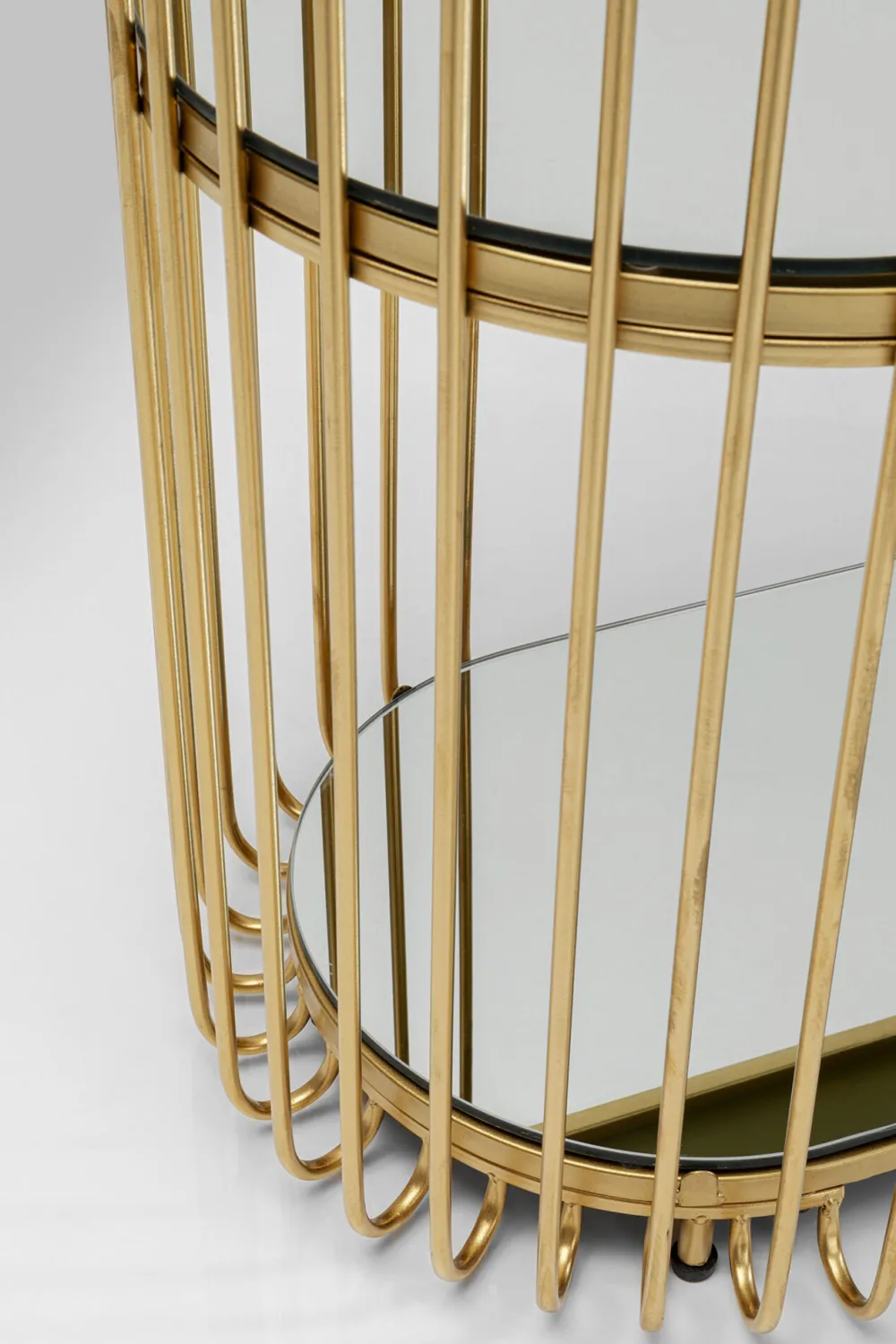 KARE Konsole Wire Brass 81x78cm Hot