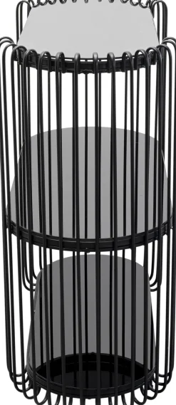 KARE Konsole Wire Schwarz 81x78cm