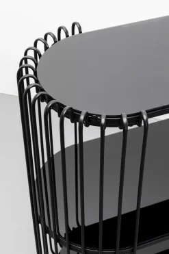 KARE Konsole Wire Schwarz 81x78cm