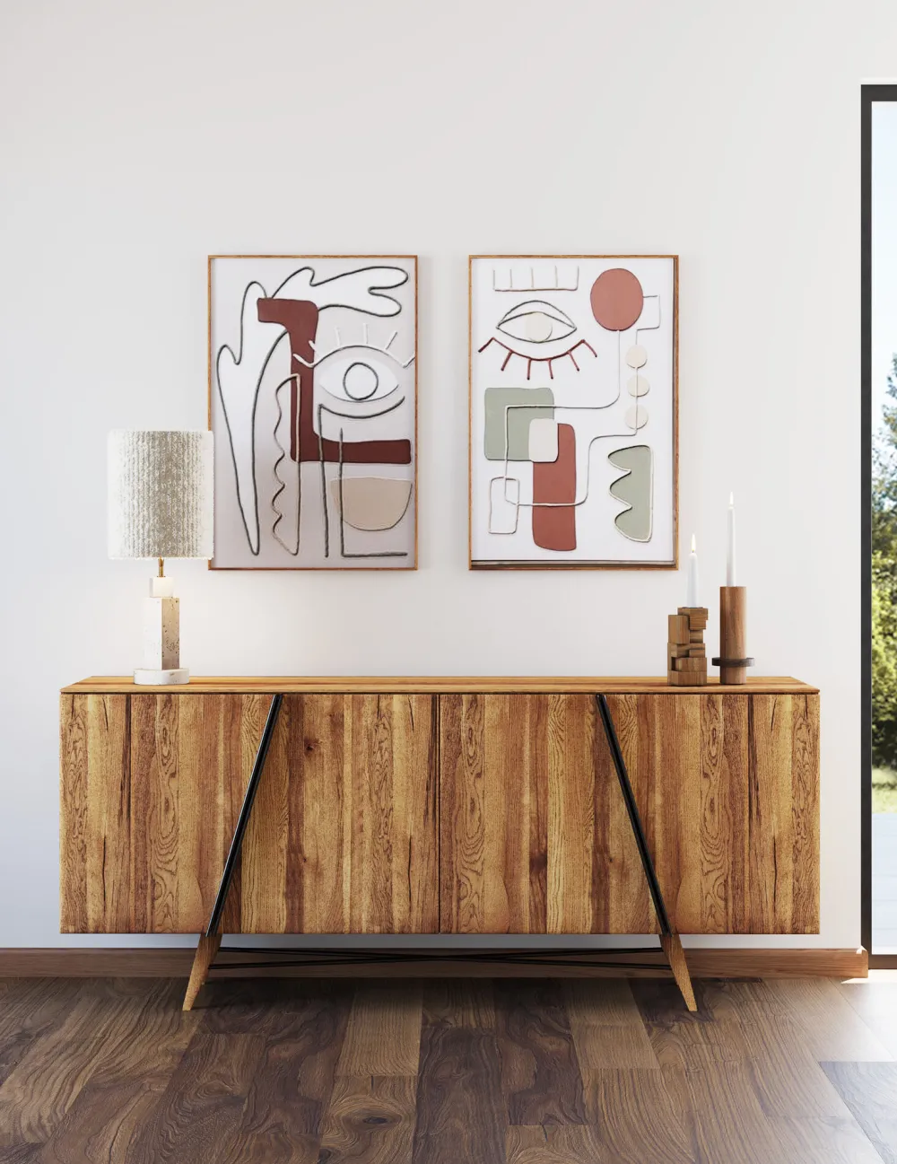 KARE Leinwandbild Art Eye Links 60x90cm