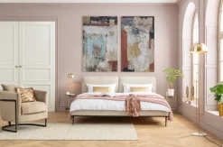 KARE Leinwandbild Art Splash Orange 90x120cm Outlet