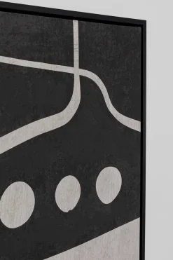 KARE Leinwandbild Artistic Blacky 70x110cm New