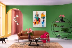 KARE Leinwandbild Be Happy 150x120cm Sale