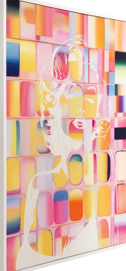 KARE Leinwandbild Diva Pixel 120x90cm Hot