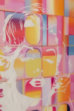KARE Leinwandbild Diva Pixel 120x90cm Hot