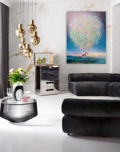 KARE Leinwandbild Flying Elephant At Night 120x160cm New