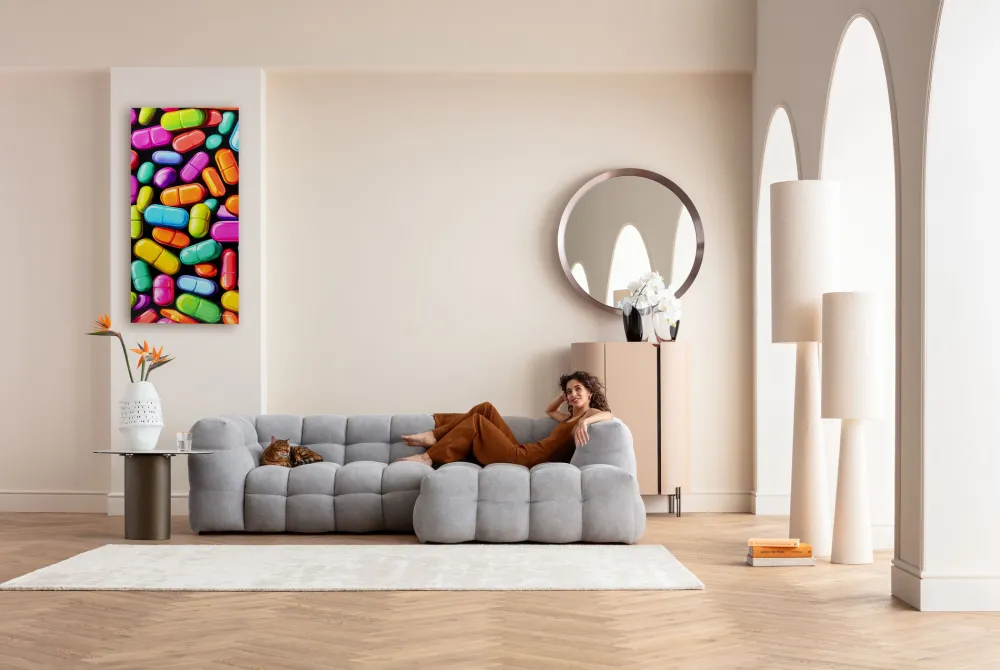 KARE Leinwandbild Pastilla Colore 70x140cm Best