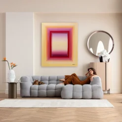 KARE Leinwandbild Tendency Lila 140x170cm Outlet