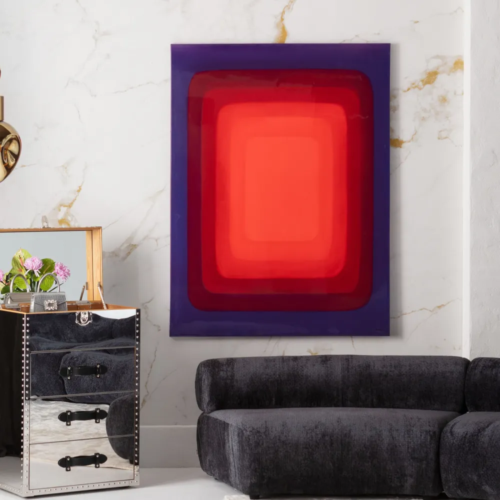 KARE Leinwandbild Tendency Rot 120x160cm Best