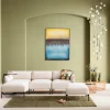KARE Leinwandbild Vista Blau 90x120cm Discount