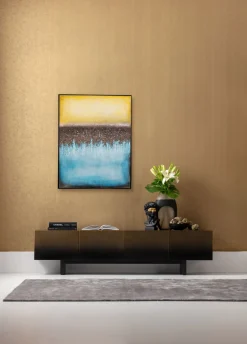 KARE Leinwandbild Vista Blau 90x120cm Discount
