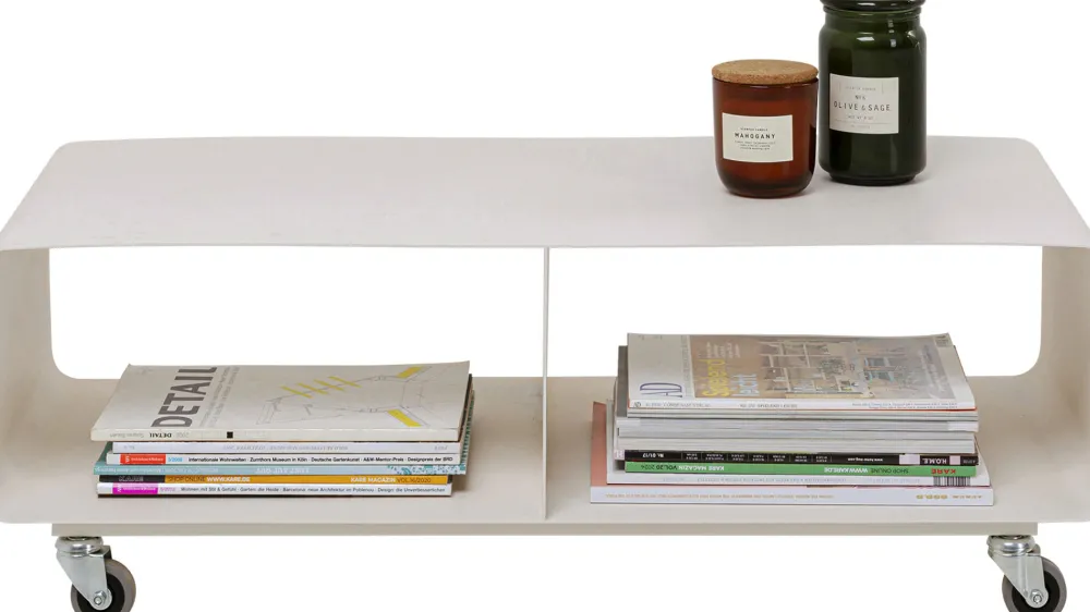 KARE Lowboard Lounge M Creme 90x30cm Discount
