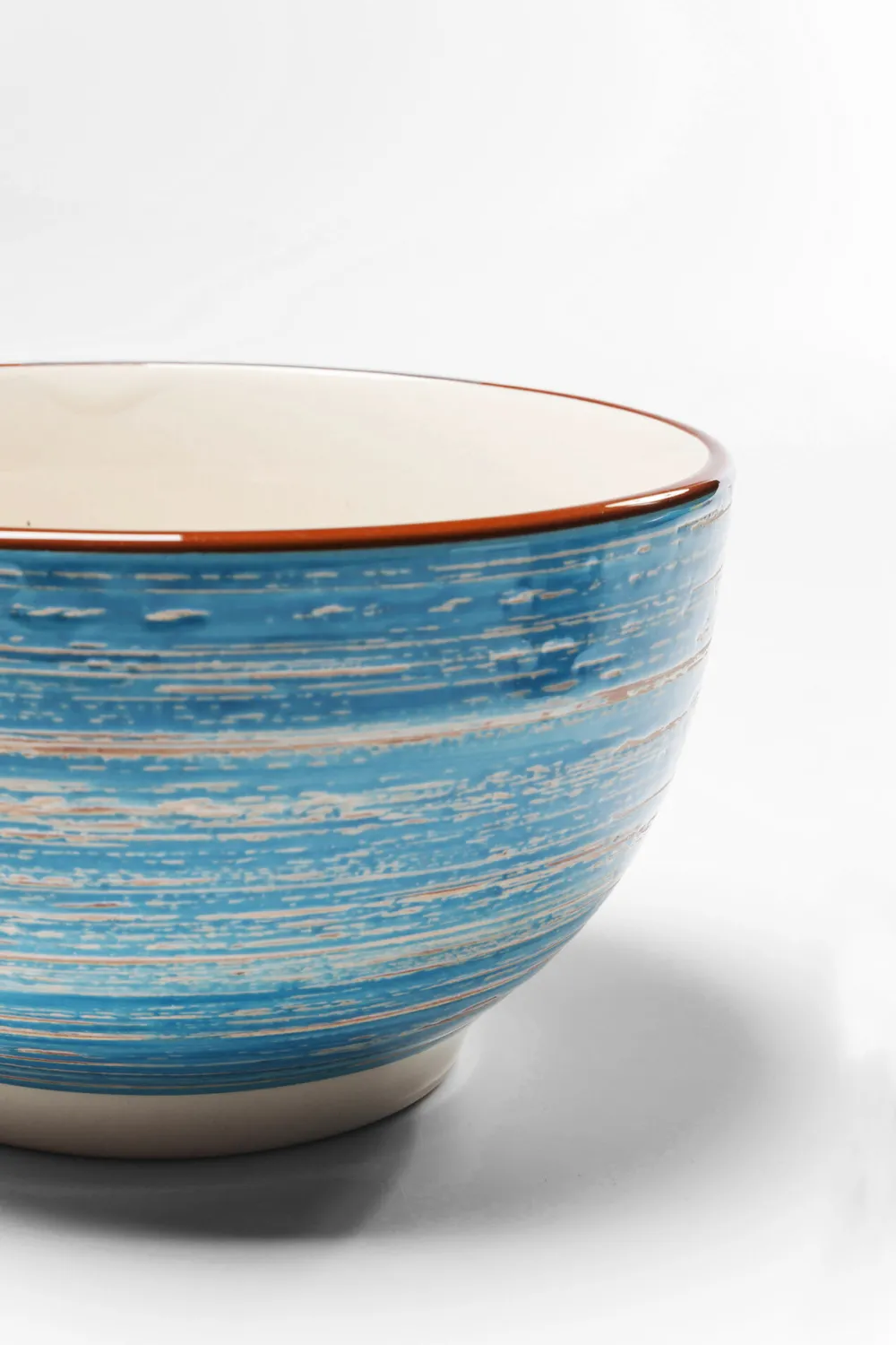 KARE Müslischale Swirl Blau Ø14cm New