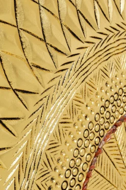 KARE Objektbild Art Geometric Circle Gold 120x120cm Sale