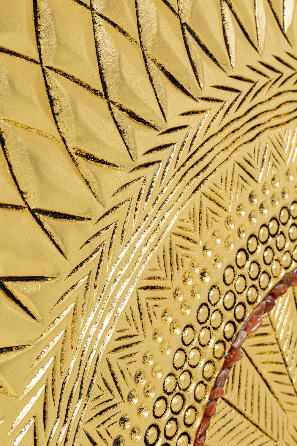 KARE Objektbild Art Geometric Circle Gold 120x120cm Sale