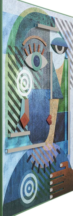 KARE Objektbild Geometric Woman 100x150cm Online