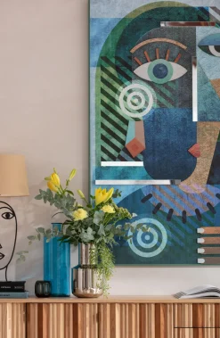 KARE Objektbild Geometric Woman 100x150cm Online