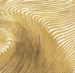 KARE Objektbild Wave Gold (2/Set)