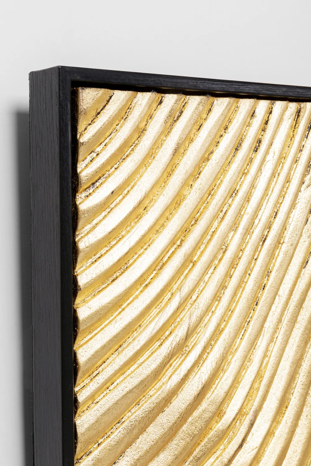 KARE Objektbild Wave Gold (2/Set)