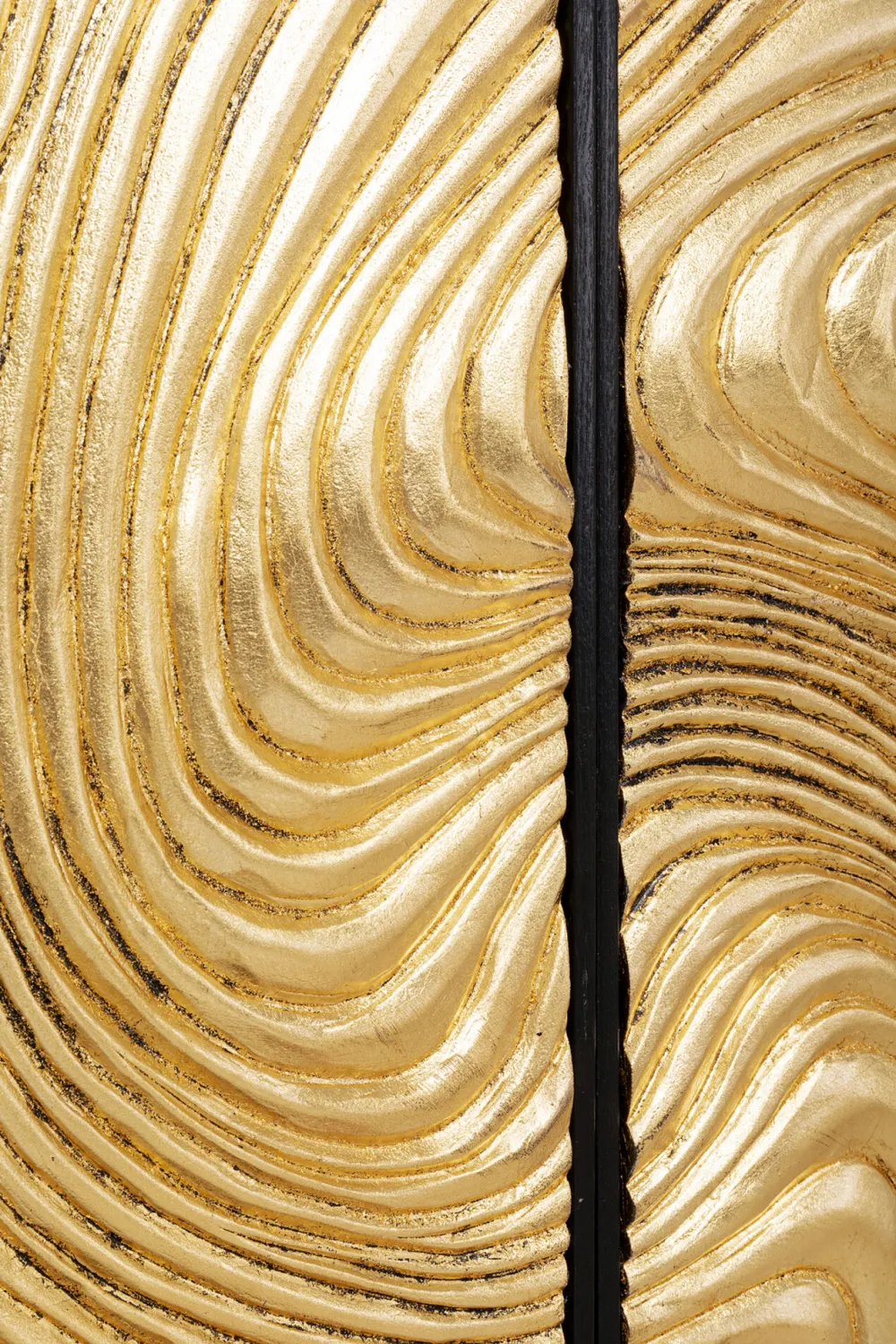 KARE Objektbild Wave Gold (2/Set)