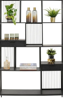 KARE Regal Bologna Schwarz 125x200cm New