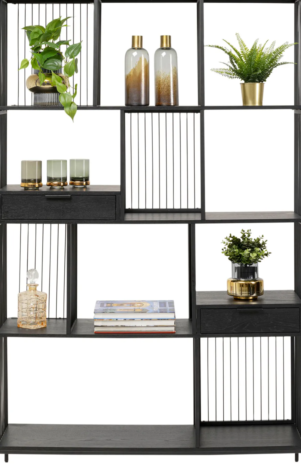 KARE Regal Bologna Schwarz 125x200cm New