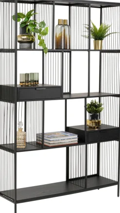 KARE Regal Bologna Schwarz 125x200cm New