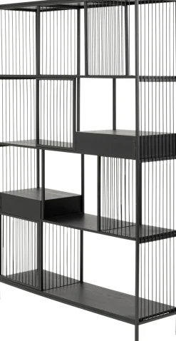 KARE Regal Bologna Schwarz 125x200cm New