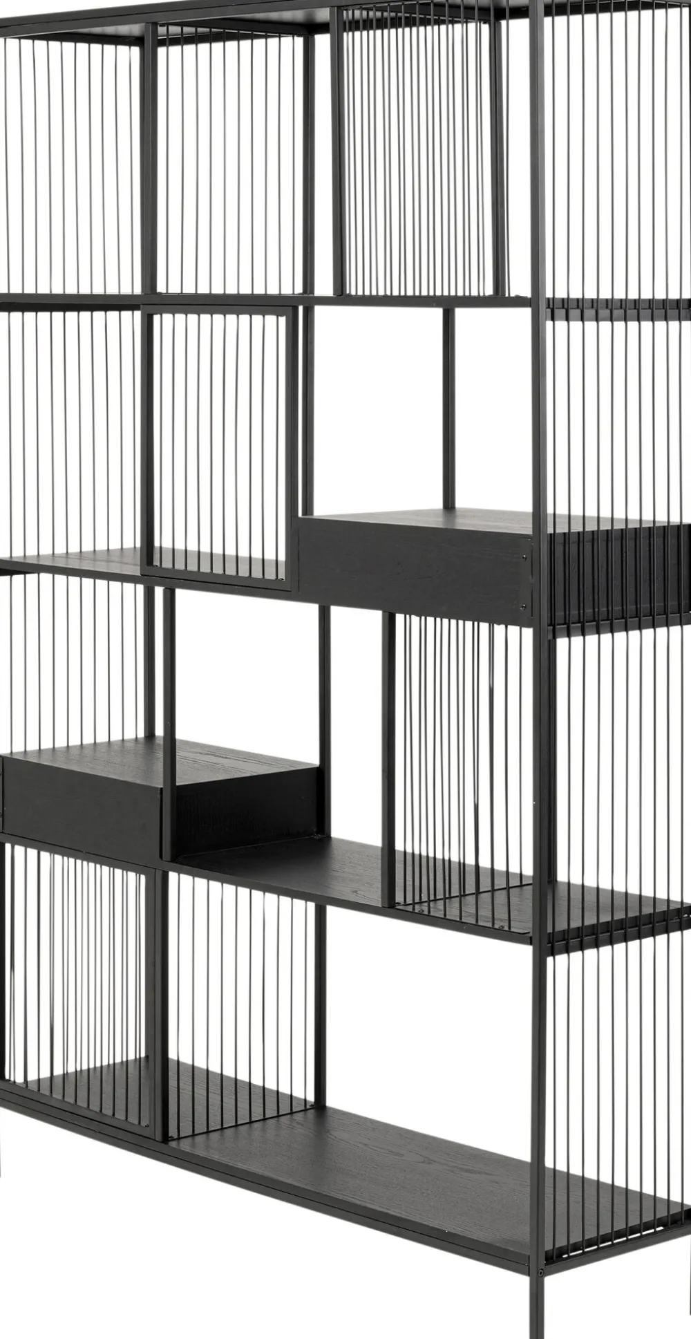 KARE Regal Bologna Schwarz 125x200cm New
