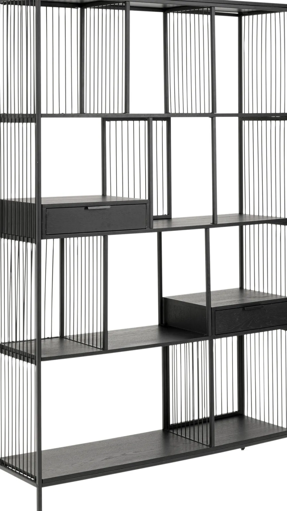 KARE Regal Bologna Schwarz 125x200cm New