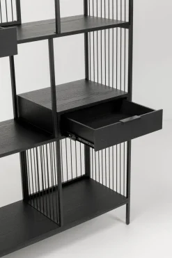 KARE Regal Bologna Schwarz 125x200cm New