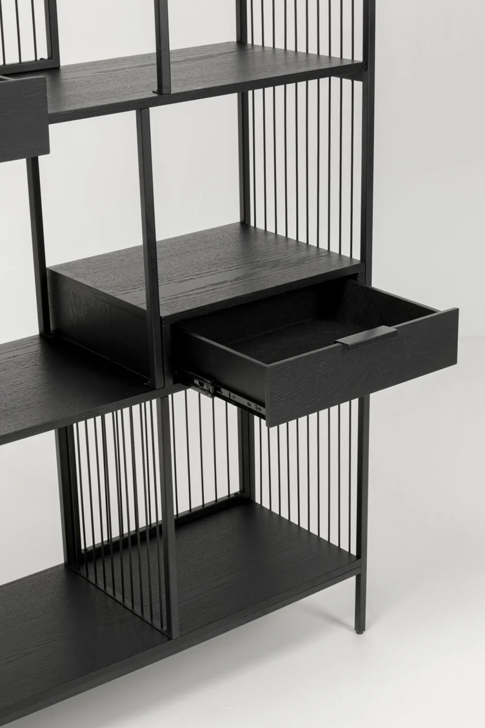 KARE Regal Bologna Schwarz 125x200cm New