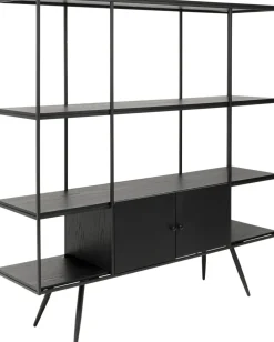 KARE Regal Cosy Sixties Schwarz 180x183cm New
