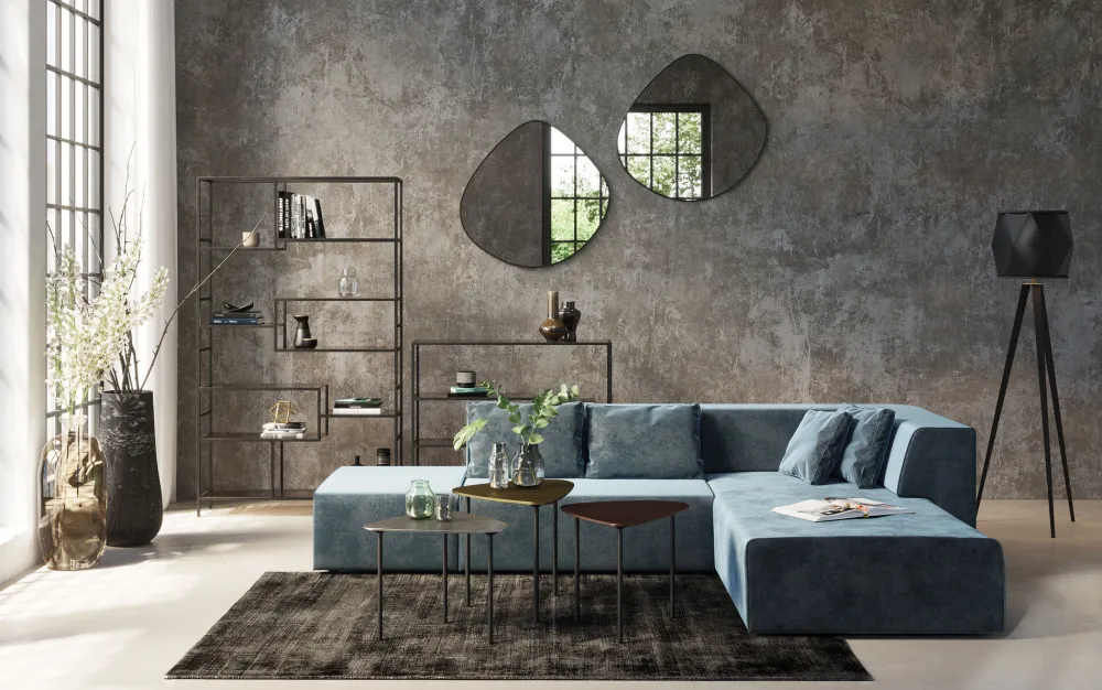 KARE Regal Loft Schwarz 115x195cm