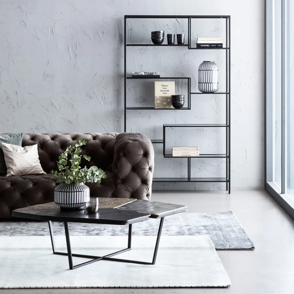KARE Regal Loft Schwarz 115x195cm