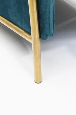 KARE Relaxsessel Lazy Velvet Blau Outlet
